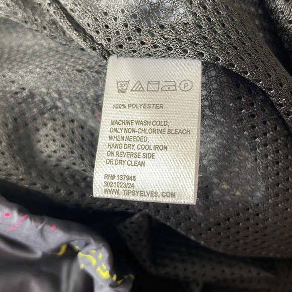 Tipsy Elves Neon Nightcrawl Windbreaker pants NWOT Unisex size Medium - Picture 8 of 9